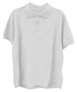Playera Tipo Polo Blanca